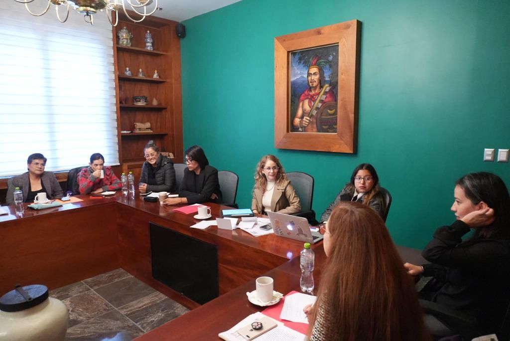 Reciben diputadas de activistas feministas iniciativas para armonizar Ley 3 de 3 en el Estado de Tlaxcala